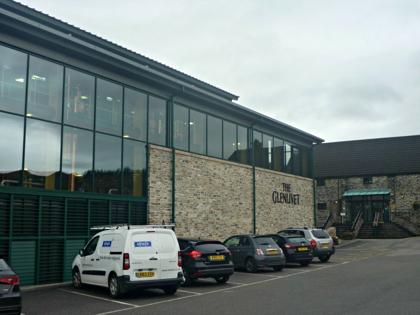 Stills to the left and Visitor Center straight ahead