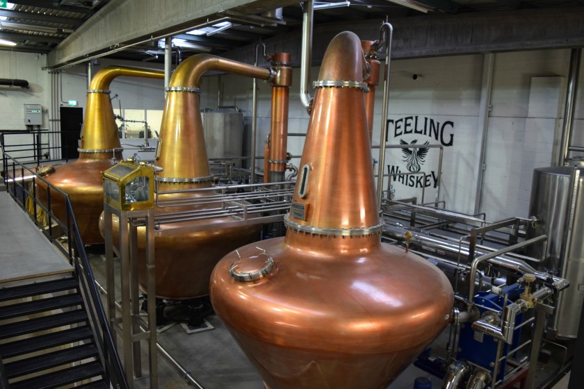 Wash, Intermediate & Spirit stills at Teeling Distillery